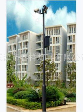 生产销售户外道路监控立杆3米双挑臂90度监控杆监控杆路灯杆
