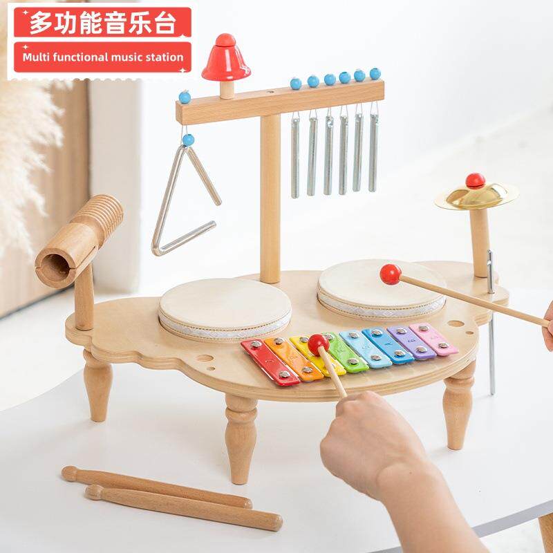 宝宝早教益智多功能音乐台玩具便携式儿童手眼协调敲琴音乐台玩具