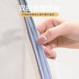 2021新款 防摔儿童1.8m床可折叠方便无需支架 蒙古包蚊帐家用免安装