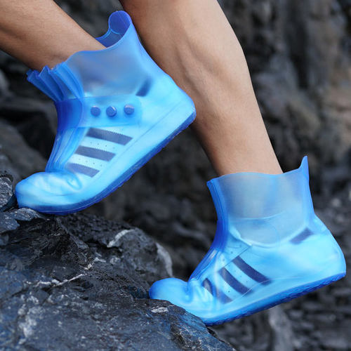 情侣水鞋套男女童雨鞋短筒环保防雨鞋套中筒防水防滑加厚耐磨学生