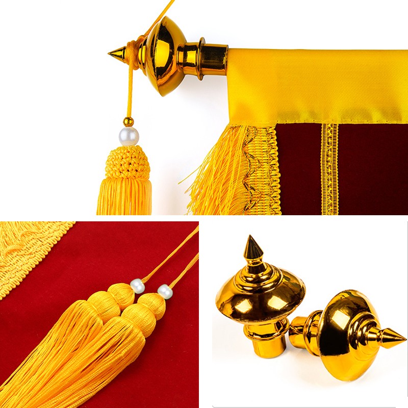 签约成功商务锦旗定做签约旗横款订做装修公司签单成功开工大吉旗