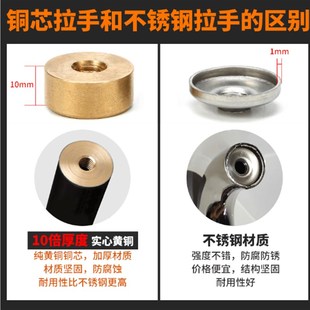 淋浴房拉手浴室卫生间玻璃门拉手淋浴移门把手304不锈钢孔距440铜