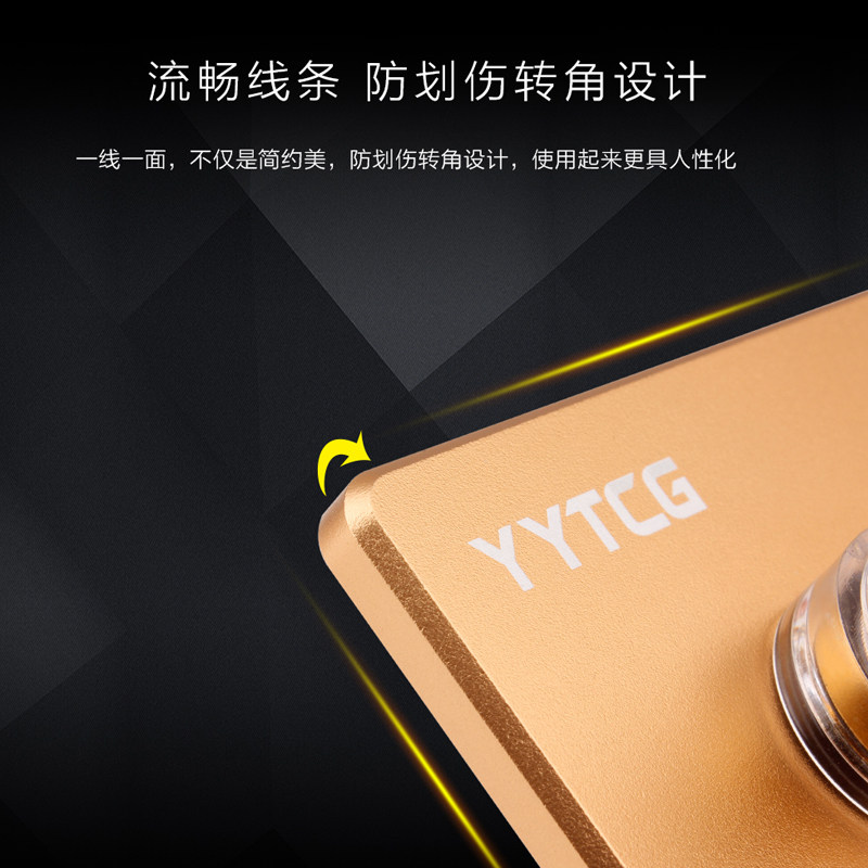 YYAUDIO 音响线接线柱面板插座家庭影音86型墙插hifi香蕉头接线板