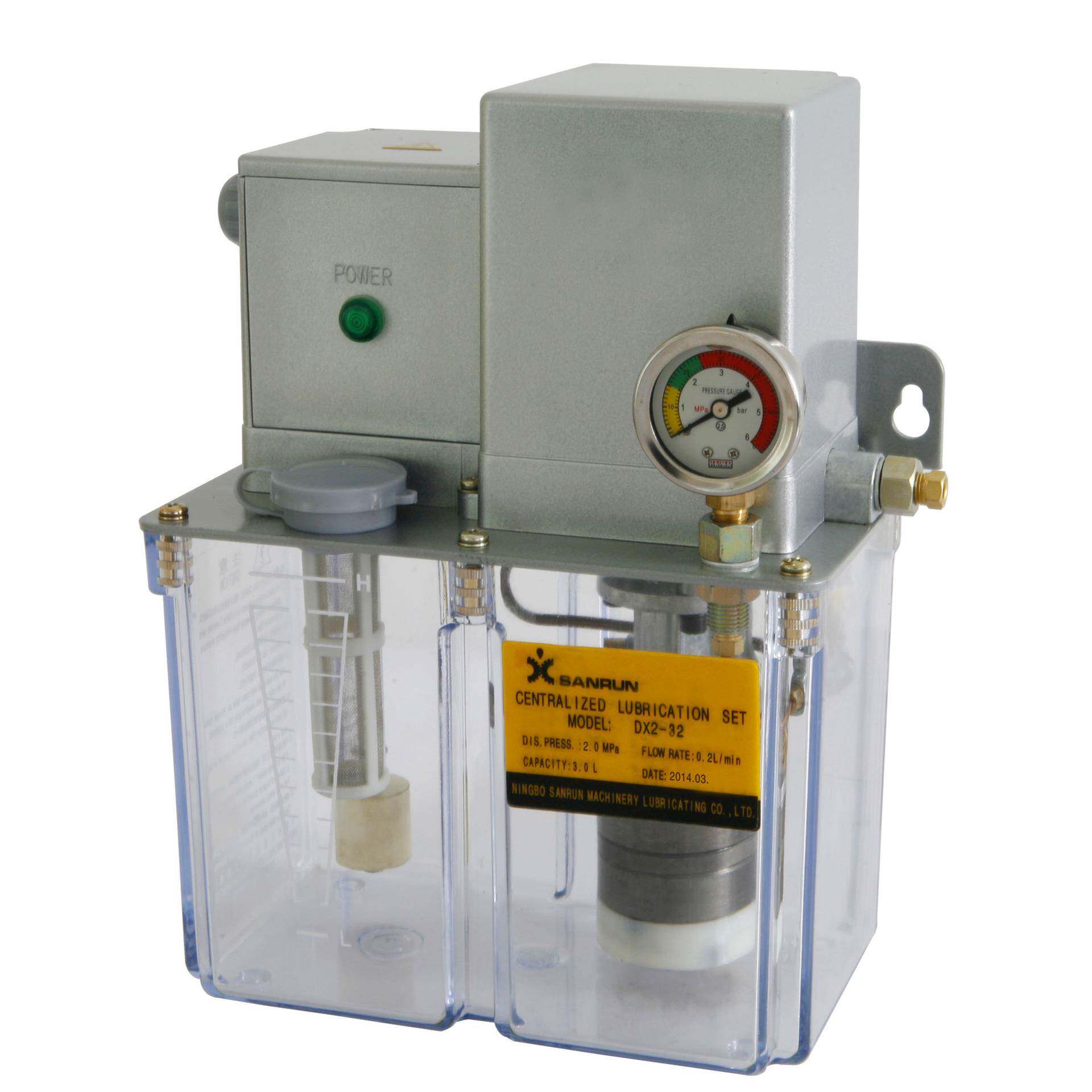 DX2-42C电动稀油润滑泵齿轮泵.润滑油泵机械润滑设备.三浪润滑泵