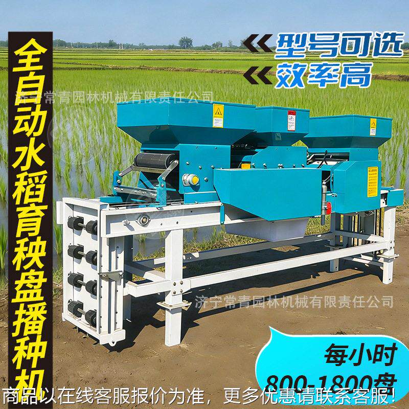 水稻育苗育秧稻谷插秧覆土盖稻谷流水线点播水稻秧苗穴盘播种机
