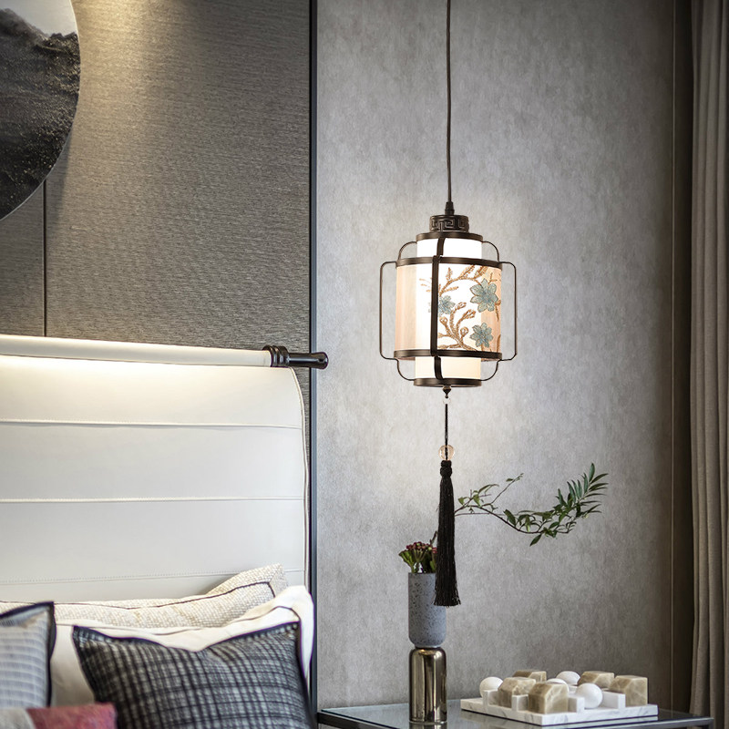 新中式餐厅小吊灯中国风复古卧室书房茶楼玄关过道走廊楼梯间灯具,家装灯饰光源,客厅吊灯,淘宝优惠券,粉丝福利购,淘宝优惠卷