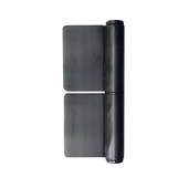 304不锈钢黑钛色无孔合页5寸旗形门铰铁艺门脱卸式 焊接不带孔铰链