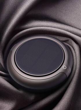 太阳能车载空气净化器小型负离子净化器无线智能汽车用空气净化器