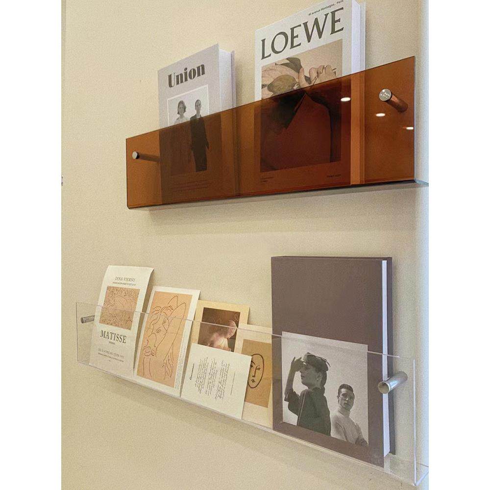 创意墙上置物架儿童绘本架透明亚克力书架壁挂式杂志架墙面展示架,自行车/骑行装备/零配件,更多零件/配件,淘宝优惠券,粉丝福利购,淘宝优惠卷