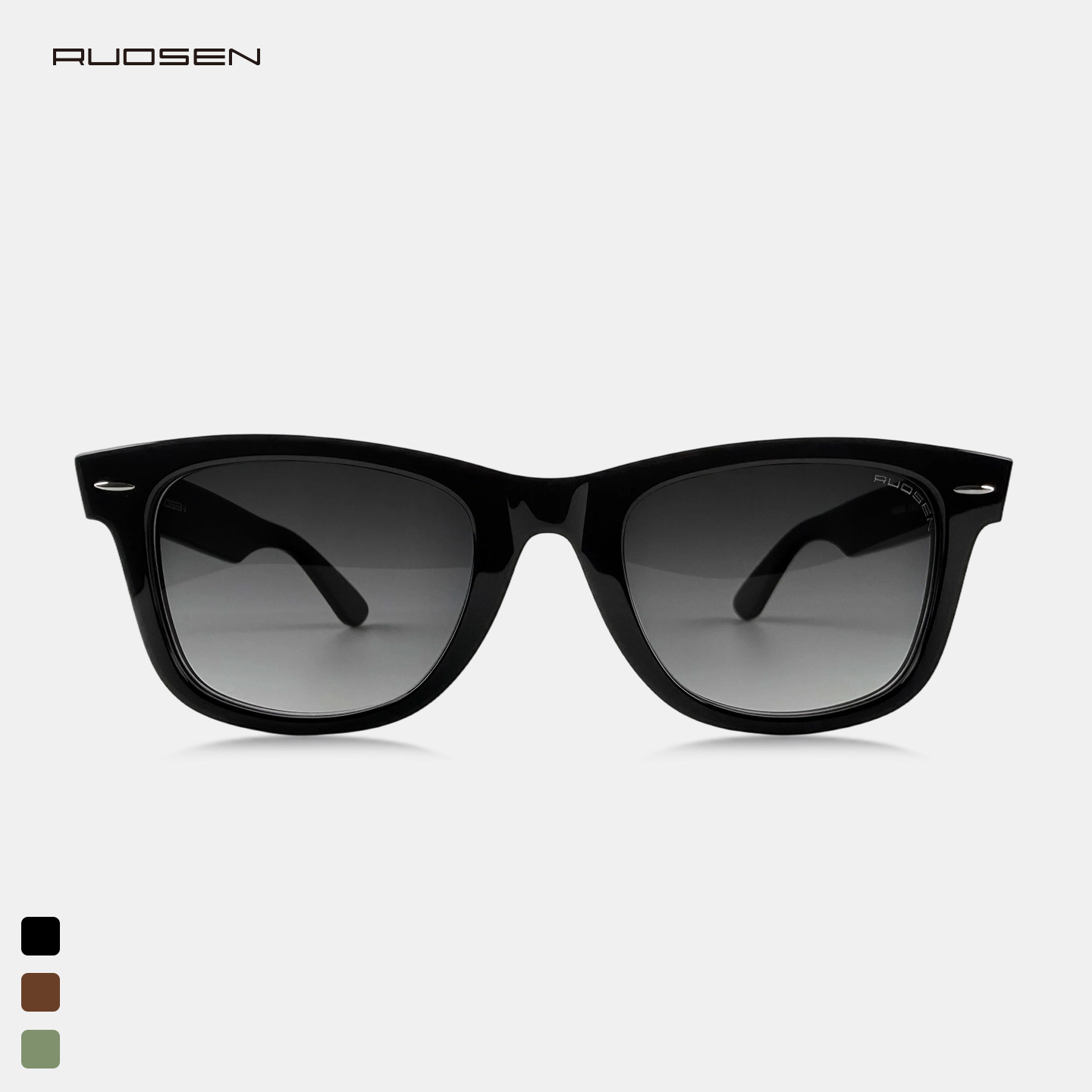 男士复古小方框开车防晒墨镜