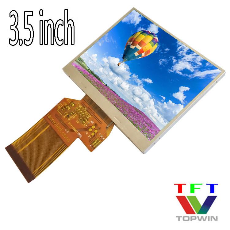 3.5英寸液晶RGB显示屏横屏全视角320x240全彩色工业级别背光拓微
