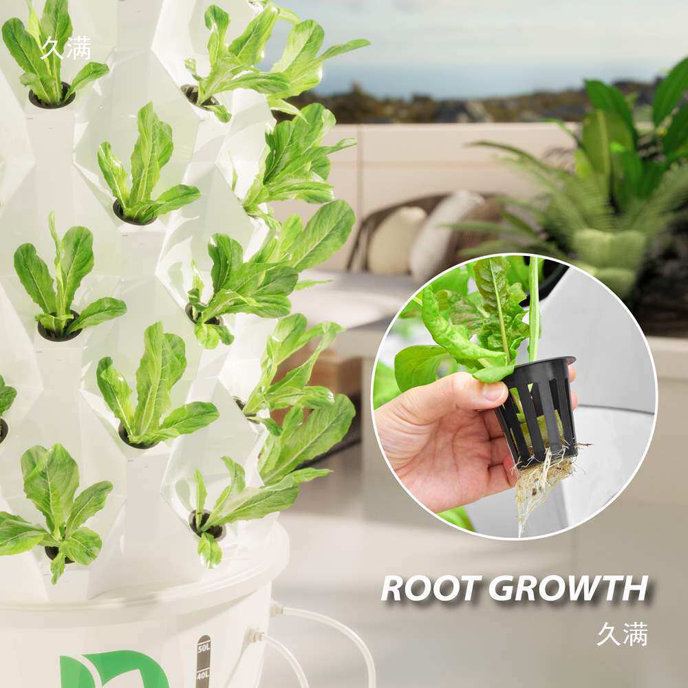 无土栽培水培设备大棚垂直阳台蔬菜种植气雾立体塔菠萝种植庭塔