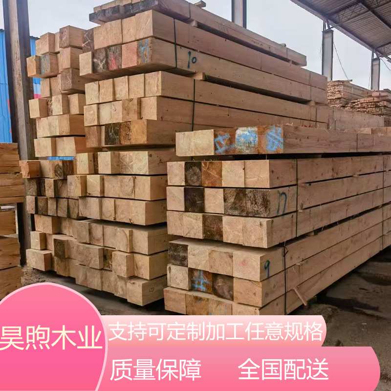 铁杉古建筑制作家具板材建筑木方铁杉工程房建桌板定制木头方料