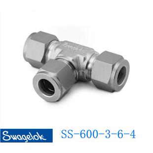 Swagelok世伟洛克 (SS-600-3-6-4)变径三通接头3/8 inx1/4 in