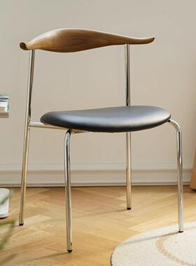 less living牛角椅北欧创意设计师vintage椅子ins简约餐椅家用椅