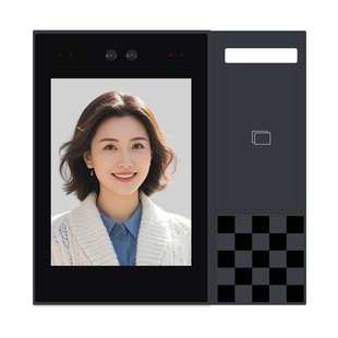 真地人脸识别门禁考勤机刷卡识别电容触摸办公室考勤门禁机ZF86C