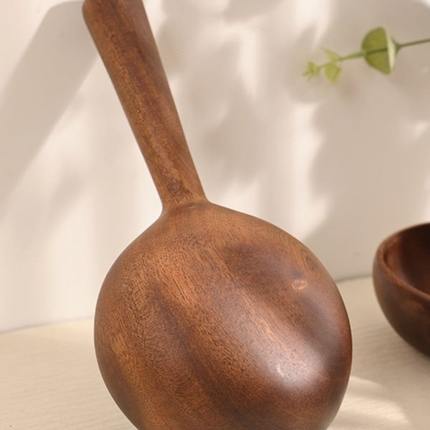 井柏然同款吃播勺子木勺特大号接菜勺子网红嗦粉干饭大勺创意水瓢