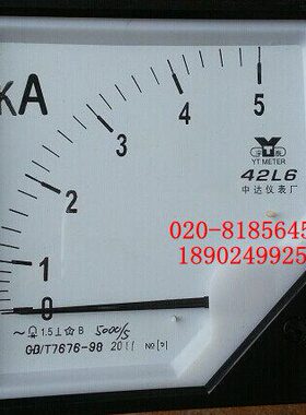 交流电流表42L6-5000/5A 5KA 6KA  8KA 10KA 42L6-KA GB/T7676