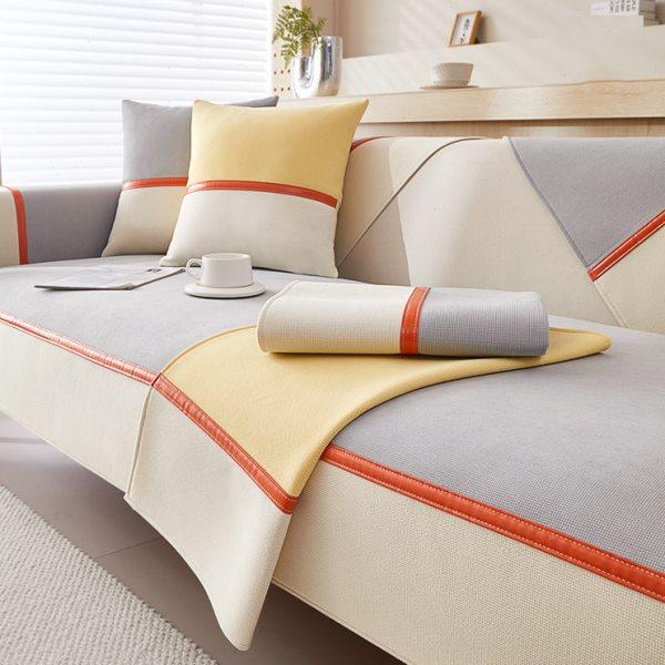 新款2023加厚沙发垫四季通用防滑皮沙发套罩简约现代坐垫全包盖布,居家布艺,沙发垫,淘宝优惠券,粉丝福利购,淘宝优惠卷