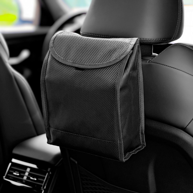 车载多功b能收纳袋汽车内用防水垃圾桶座椅背挂式置物袋车载挂袋