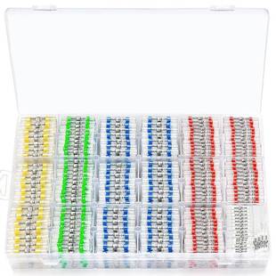 800PCS盒装 SST绝缘防水热缩焊锡中间管快速接线端子套件