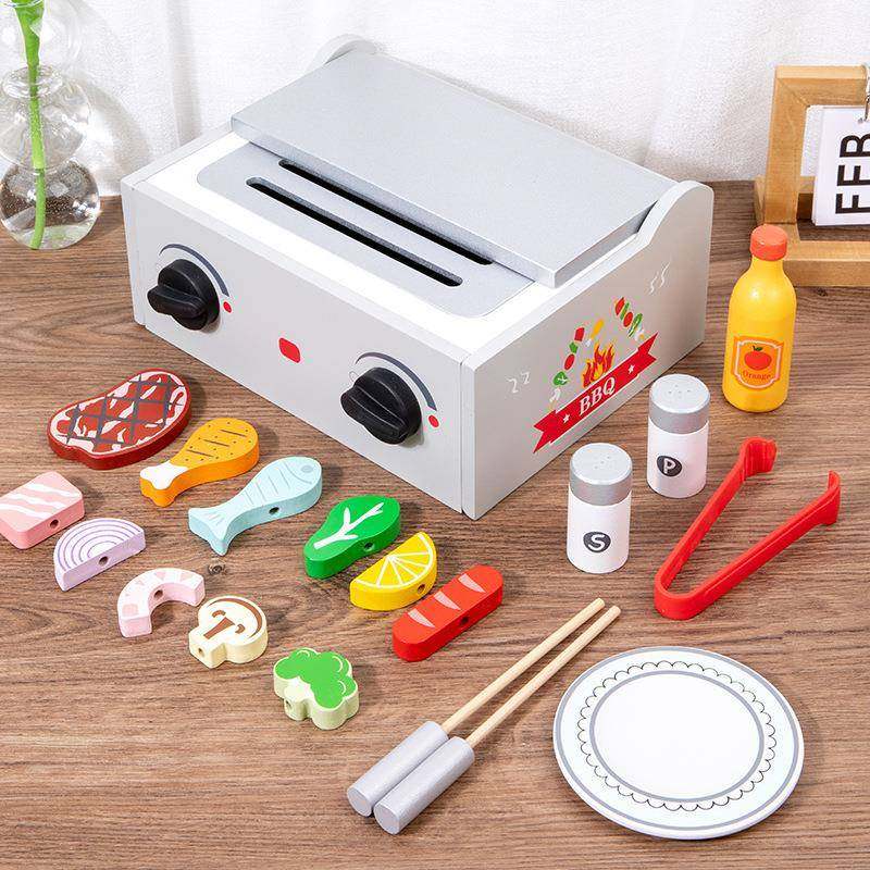 儿童BBQ烧烤箱木制仿真串串乐烤串组合户外过家家厨房套装玩具,清洗/食品/商业设备,风口/风叶/风机配件,淘宝优惠券,粉丝福利购,淘宝优惠卷