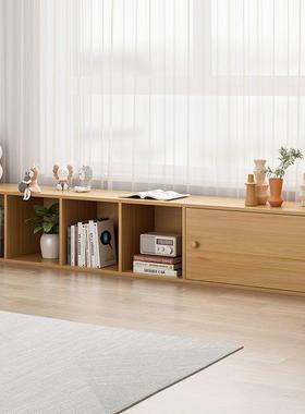 飘窗柜储物柜可坐落地阳台置物矮柜地柜杂物收纳柜子窗台家茗之体