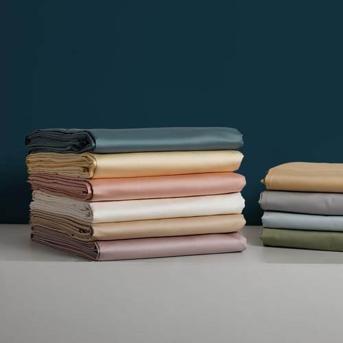 单品100支单件纯棉被套纯色贡缎双人被罩简约感全棉