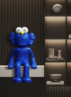 kaws公仔网红商场潮牌橱窗售楼处客厅装饰艺术大型落地雕塑摆件