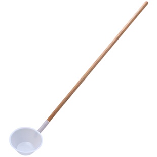 塑料动物喂料勺原因花园浇水勺长柄下水道清洗勺水池海边捞物勺子