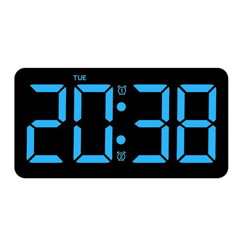 2024新款挂钟电子时钟数字时间显示器桌面摆台式简约现代客厅挂墙