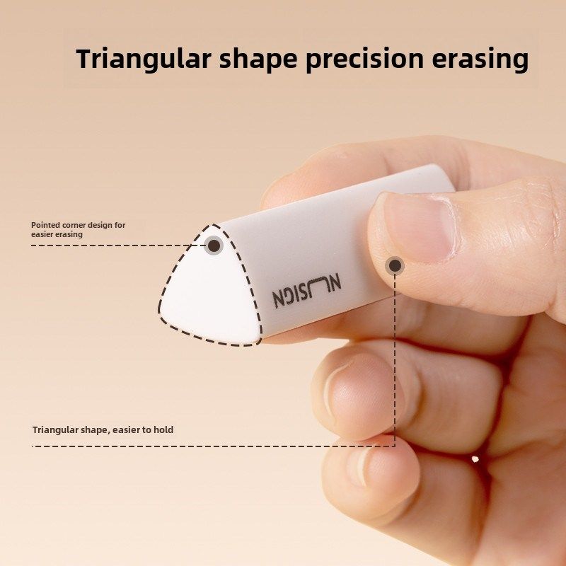 [30块备货]Nusign希腊系列小学生三角橡皮擦,可将单词擦成线条,擦