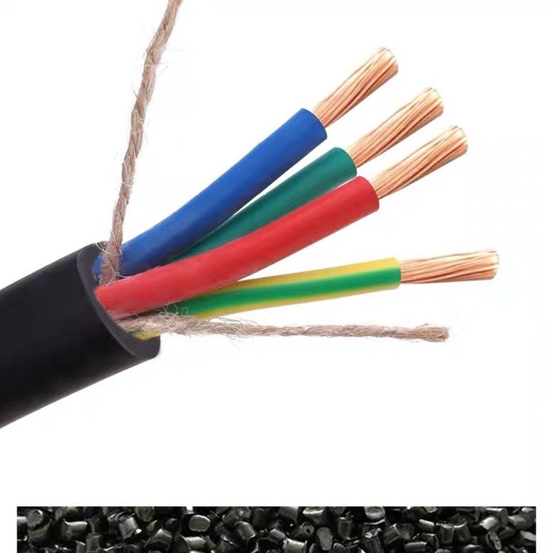 国标纯铜芯电源线2 3 4芯电缆rvv1.0 1.5 2.5平方6监控软护套电线