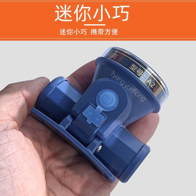 安防小头灯锂电头戴式电筒led充电迷你轻便高亮强光防水户外矿灯