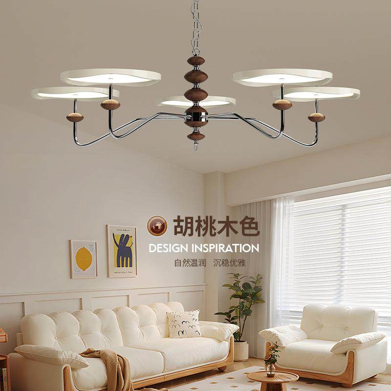 法式奶油风客厅吊灯复古木纹餐厅卧室灯中古星轨吊链护眼大厅主灯,自行车/骑行装备/零配件,更多零件/配件,淘宝优惠券,粉丝福利购,淘宝优惠卷