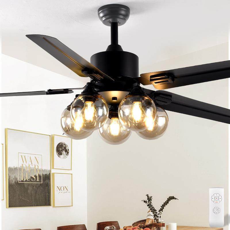 北欧后现代魔豆吸顶风扇灯简约美式复古工业风餐厅客厅静音吊扇灯,自行车/骑行装备/零配件,更多零件/配件,淘宝优惠券,粉丝福利购,淘宝优惠卷