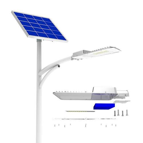 户外led太阳能灯厂区道路太阳能农户家用路灯蓝晶易碳大天简