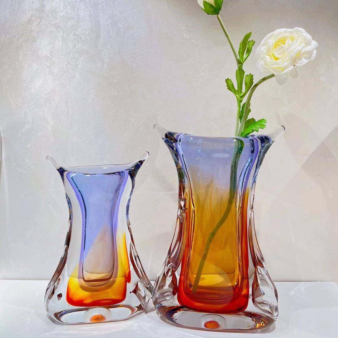 轻奢厚重玻璃花瓶摆件现代客厅玄关餐桌桌面插花花器琉璃瓶软装饰,清洗/食品/商业设备,风口/风叶/风机配件,淘宝优惠券,粉丝福利购,淘宝优惠卷