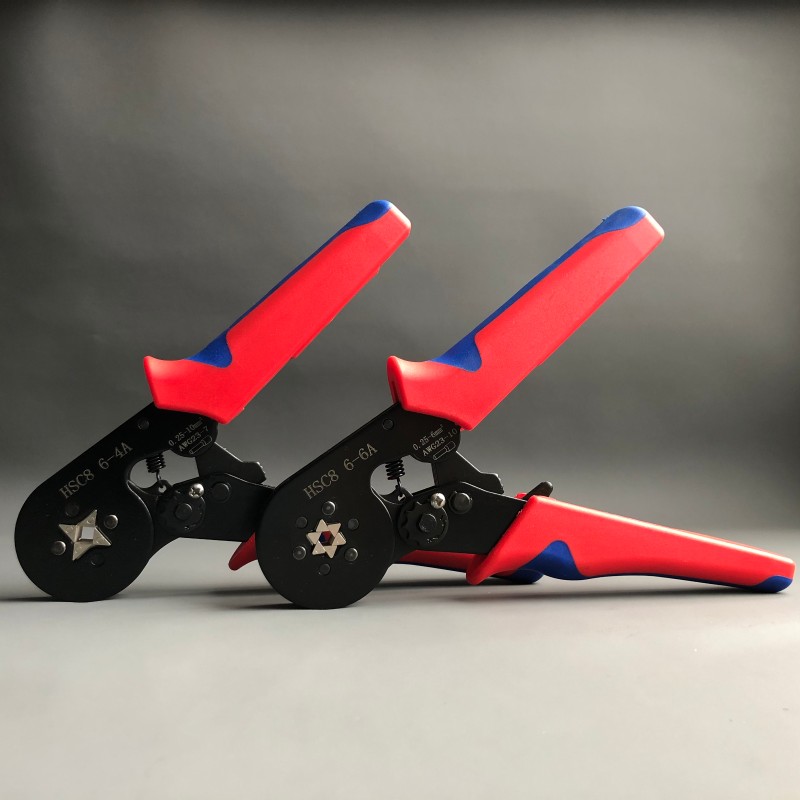 管式针型端子压接钳四方六方自调式压线钳电缆压铸工具HSC8 6-4A