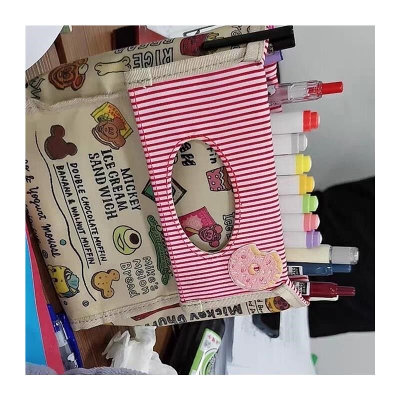 笔袋设计感小众大容量可爱简约搞怪创意复古多功能学生文具收纳袋
