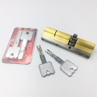 琪豪防盗门锁芯 奇豪自动碰锁13齿轮锁芯超C级多轨道家用大门锁芯