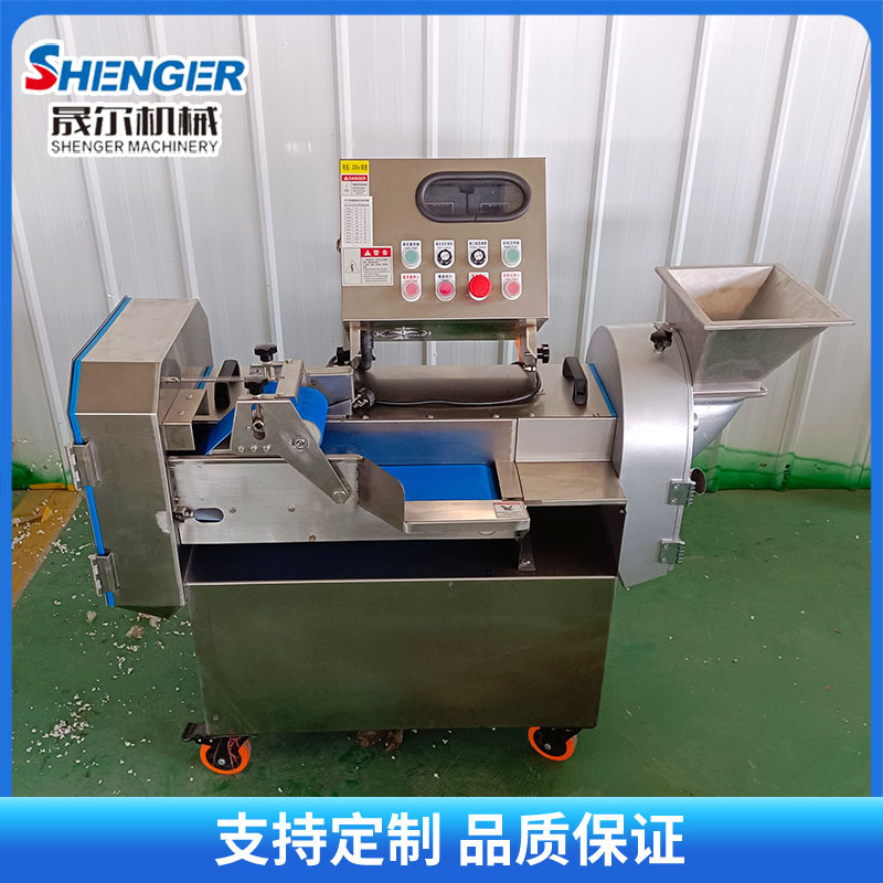 双头切菜机洋葱圈高速切丝设备胡萝卜黄瓜土豆多功能切丝机切片机