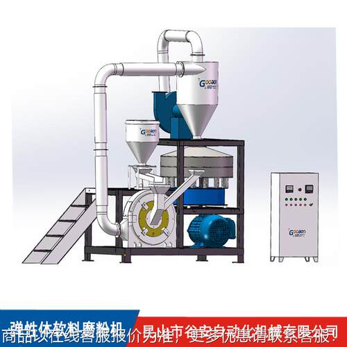 塑料磨粉机，弹性体橡REX胶磨粉碎苯机，500丁型粉机