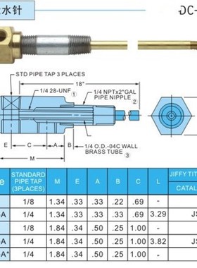 厂家供应PCS运水针E16N E16N-2 E186N E181N E141N E146N E141N-4