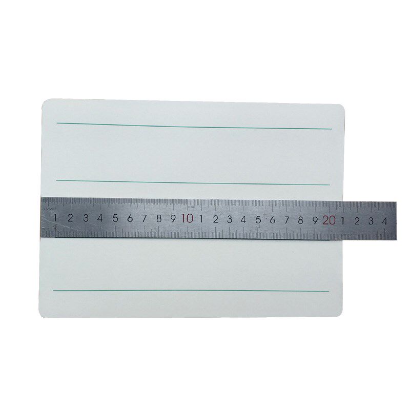 A5四线三格空白卡片英语单词手写卡片拼音硬卡教具大尺寸教学硬纸