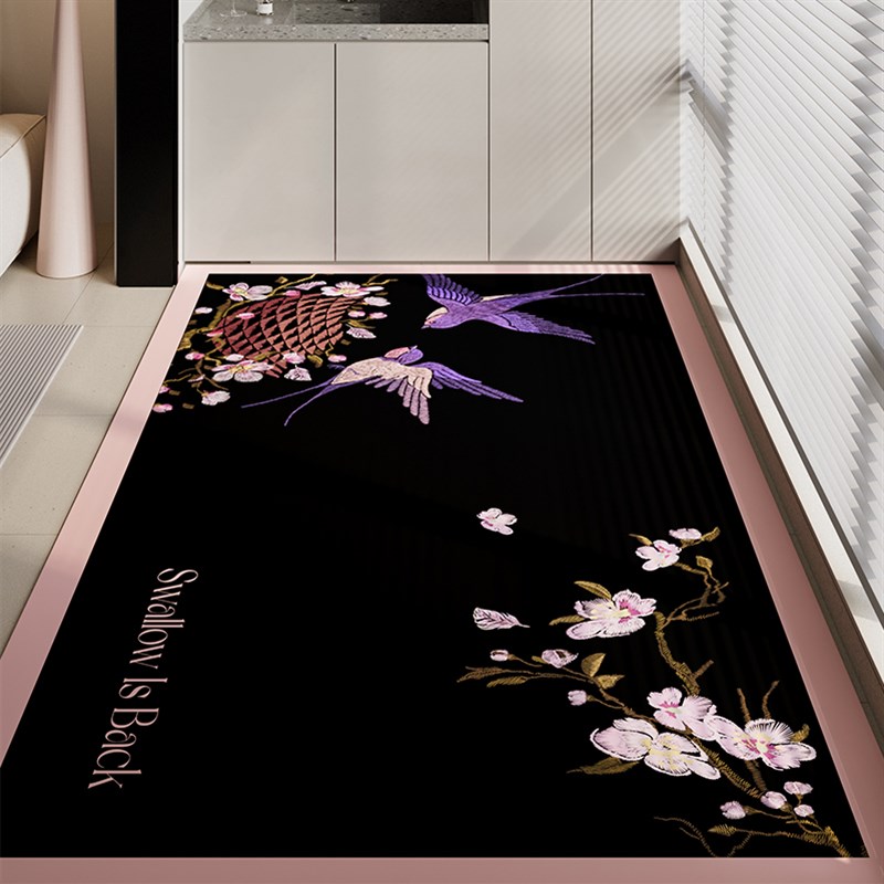 燕归来乔迁春款厨房专用地垫防滑防油可擦免洗进门门垫满铺垫家用