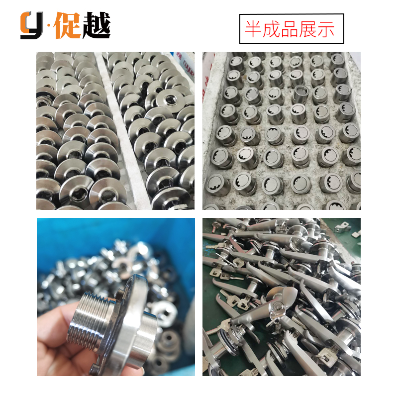 MS308-3i不锈钢把手锁机箱柜门通用加防水盖户外防雨配电柜执手锁