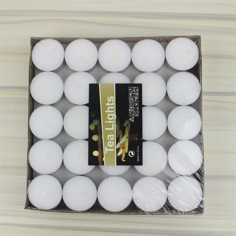 10g无烟香薰蜡烛煮茶温酒器酒精蜡烛摆图圆形婚庆小茶蜡50个装