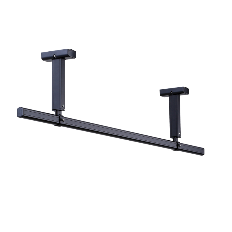 晾衣杆阳台顶装固定晾衣架铝合金挂衣杆室内凉衣架单杆晒衣杆家用