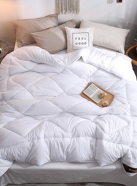 秋冬保暖被芯春夏子母被双人床200X230F宿舍单人白色加厚被150x20
